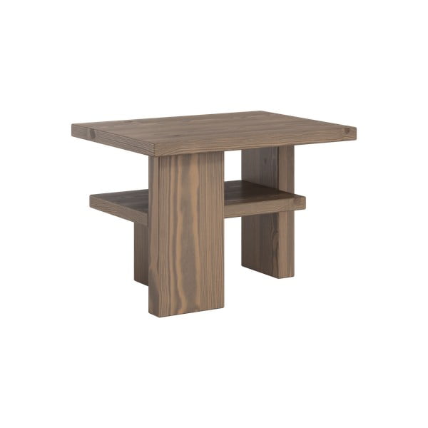 Priedes masīvkoka sānu galdiņš 34x45 cm Japan – Karup Design-image-3