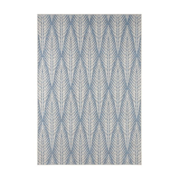 Pelēks un zils āra paklājs NORTHRUGS Pella, 200 x 290 cm