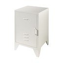 Balts metāla naktsgaldiņš Bronxx – Vipack