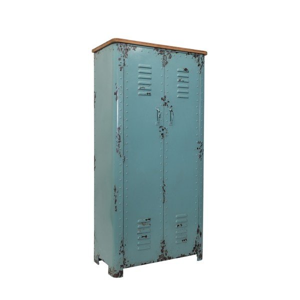 Tirkīzzils metāla skapis Dutchbone Rusty-image-2