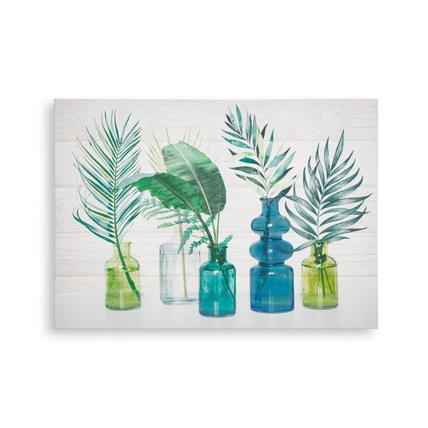 Sienas glezna Art for the home Tropical Palm Bottles, 70 x 50 cm