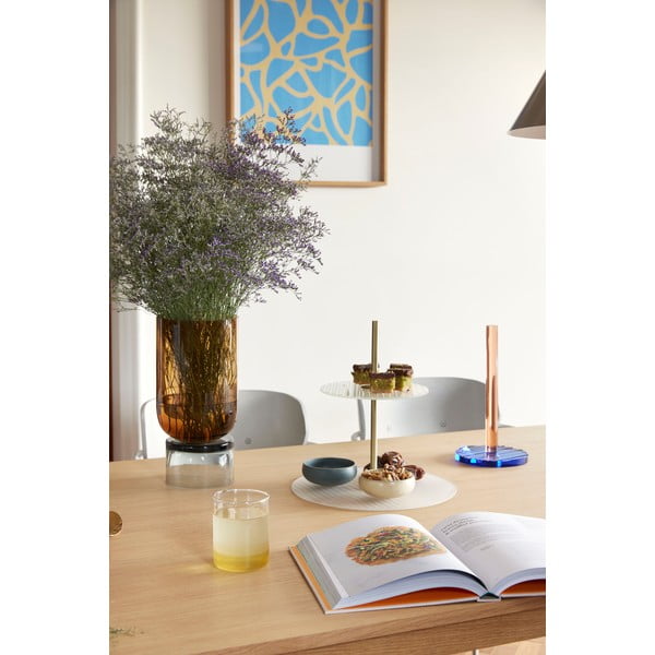 Oranža stikla vāze Hübsch Amber, augstums 32 cm-image-1