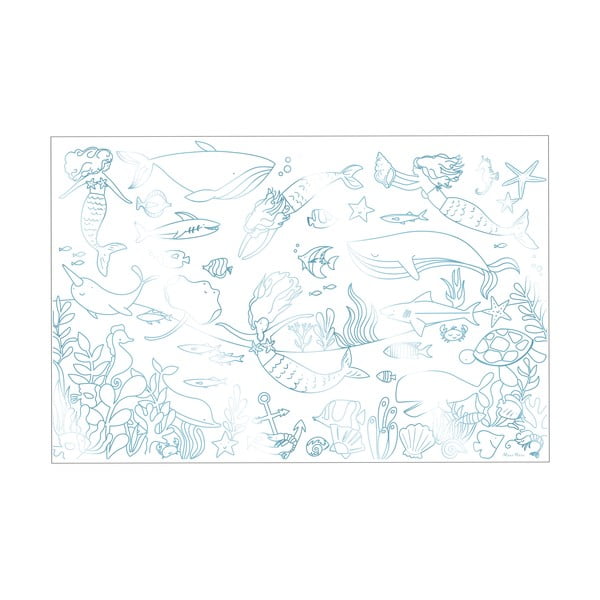 Krāsojamā grāmata Mermaid – Meri Meri-image-2