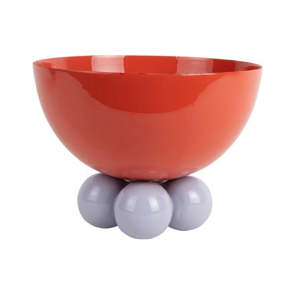 Sarkana dzelzs bļoda ø 26 cm Double Funky – PT LIVING