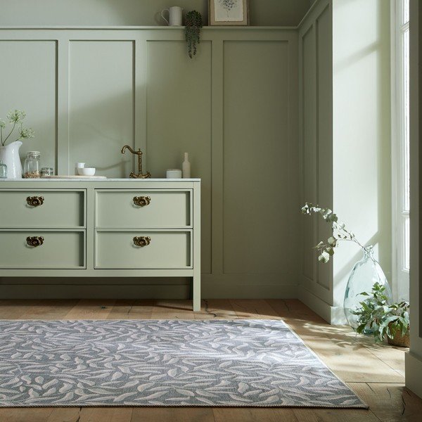 Gaiši zaļš mazgājams paklājs no pārstrādātu šķiedru maisījuma 80x150 cm Wallace – Flair Rugs-image-1