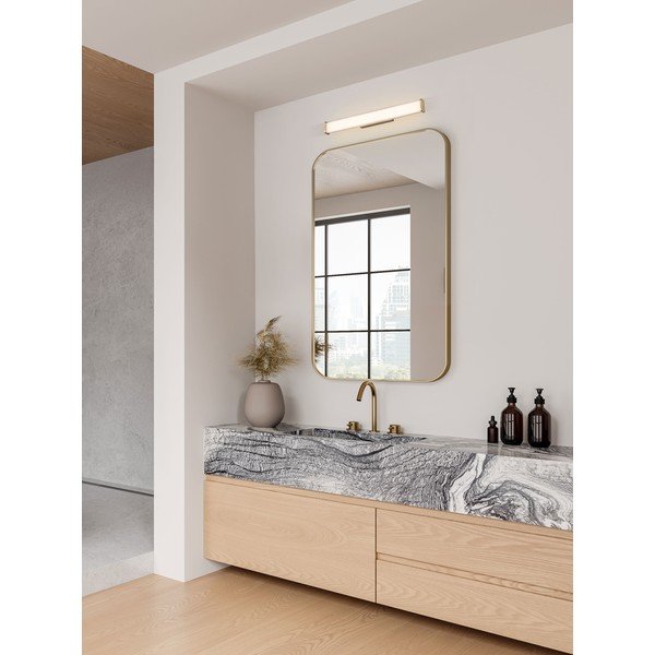 Matētas zelta krāsas metāla LED sienas lampa Misty – Nova Luce-image-1