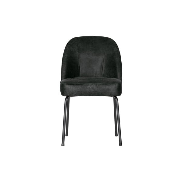 Melni ādas pusdienu krēsli (2 gab.) Vogue – BePureHome
