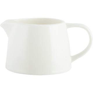 Balta porcelāna piena krūze Mikasa Ridget, 0,4 l