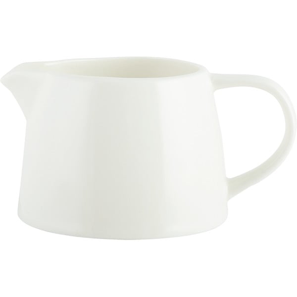 Balta porcelāna piena krūze Mikasa Ridget, 0,4 l