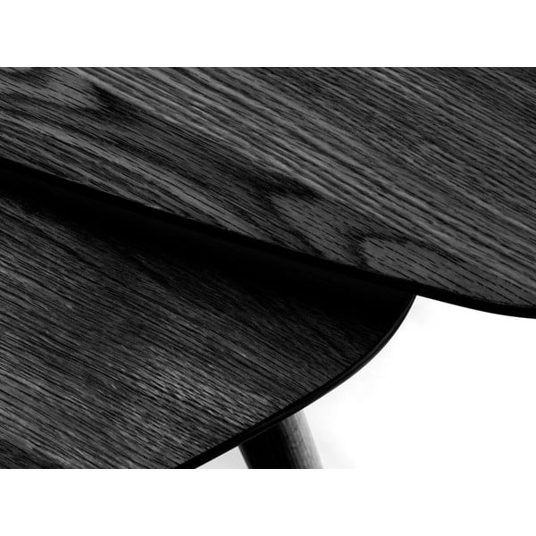 Melni žurnālgaldiņi (2 gab.) 70x100 cm Adda – Unique Furniture-image-4