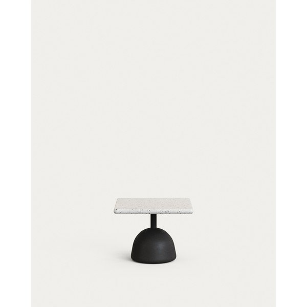 Dārza kafijas galdiņš ar teraco galda virsmu 48x48 cm Saura – Kave Home-image-1