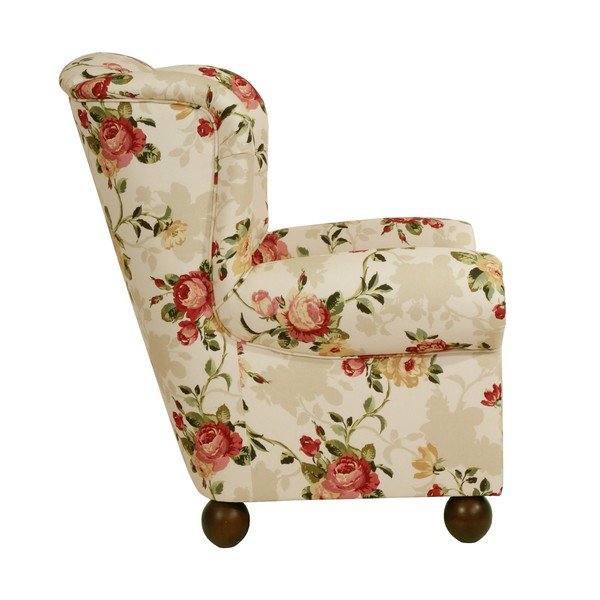 Bēšs ziedošs earl krēsls Max Winzer Monarch Chenille-image-1