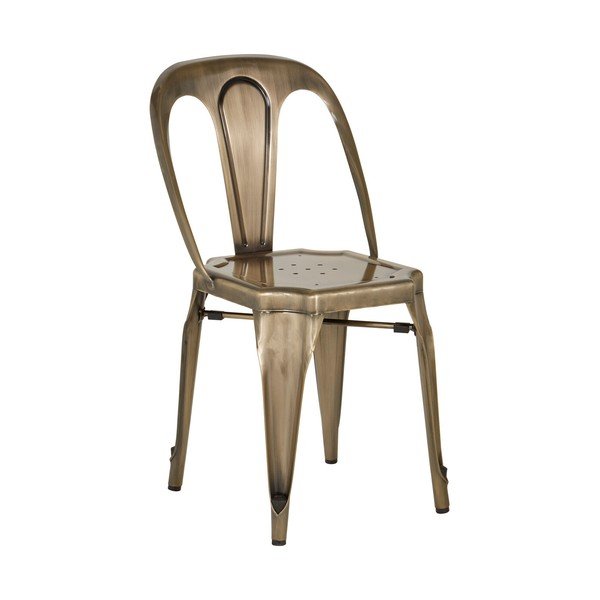 Misiņa krāsas metāla pusdienu krēsls Grange – Premier Housewares