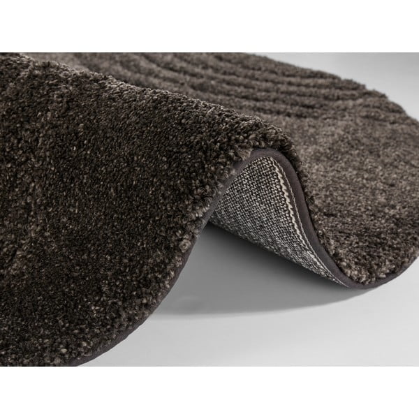 Melns paklājs Mint Rugs Norwalk Fergus, ø 160 cm-image-2