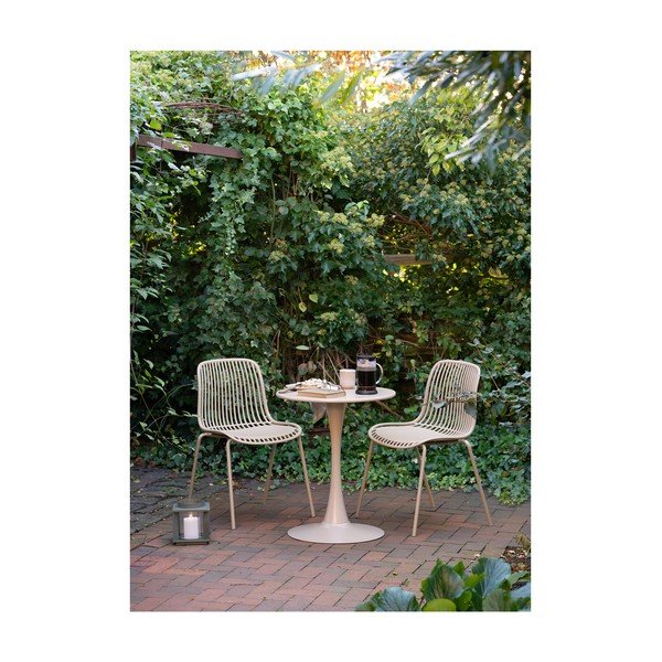 Metāla apaļš dārza ēdamgalds ø 60 cm Meira – House Nordic-image-1