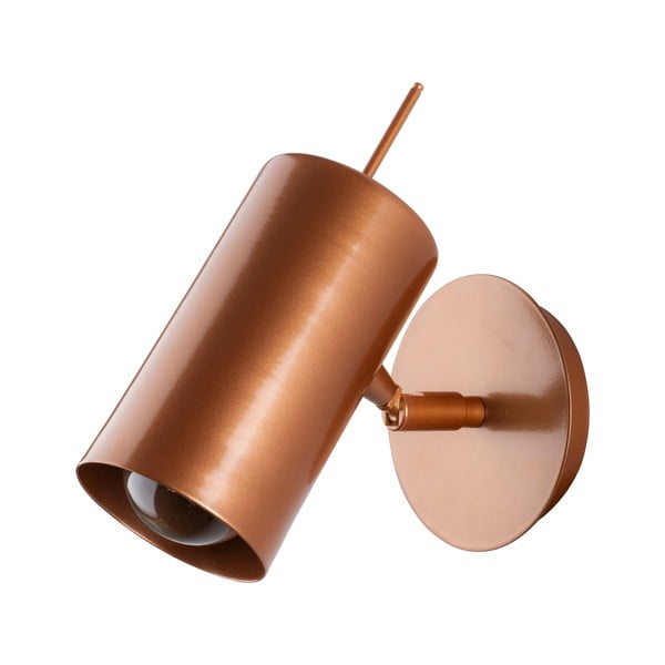 Sienas lampa vara krāsā Squid Lighting Geo, augstums 16 cm-image-2