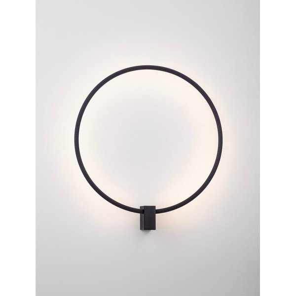 Matēti melna alumīnija LED sienas lampa ar regulējamu spilgtumu Cercio – Nova Luce-image-3
