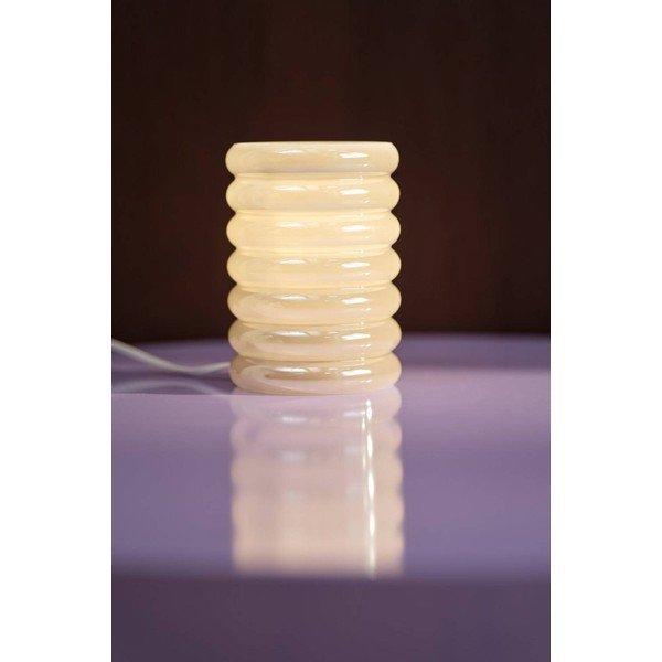 Krēmkrāsas stikla galda lampa (augstums 16 cm) Apelqvist – Jotex-image-1