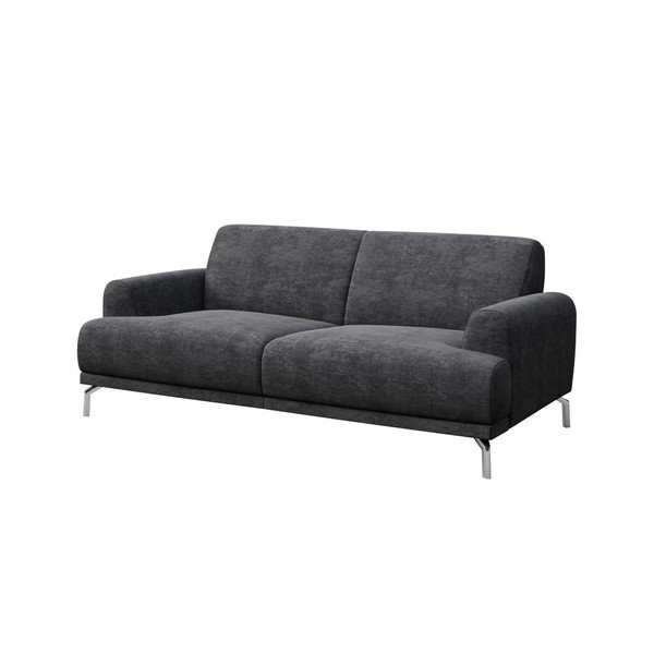 Tumši pelēks dīvāns MESONICA Puzo, 170 cm-image-2