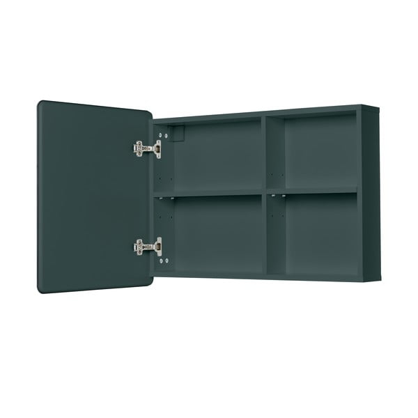 Tumši zaļš piekarams/ar spoguli vannas istabas skapis 80x58 cm Color Bath – Tom Tailor-image-3