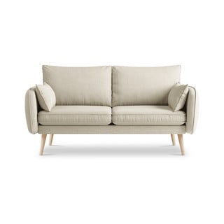 Bēšs divvietīgs dīvāns Kooko Home Lento, 158 cm