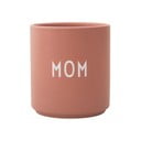 Rozā/bēša porcelāna krūze 300 ml Mom – Design Letters