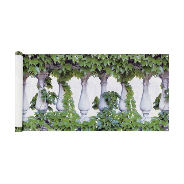 Zaļš plastmasas balkona aizslietnis 500x85 cm – Maximex-image-2