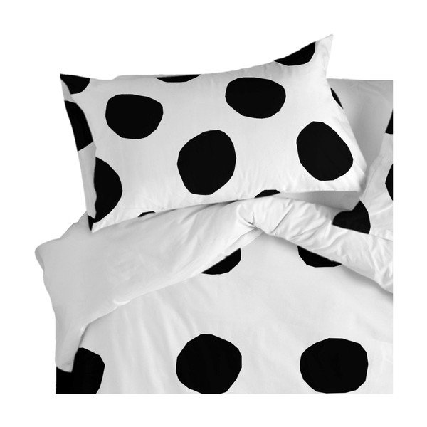2 kokvilnas spilvendrānu komplekts Blanc Dot, 50 x 75 cm-image-1