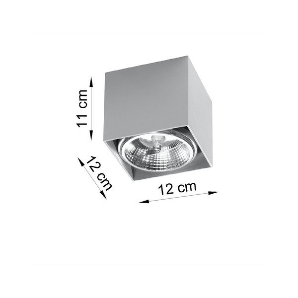 Pelēka griestu lampa Sollux Jerry-image-2