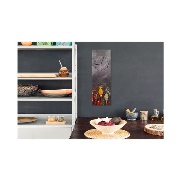 Sienas pulkstenis Styler Glassclock Spoons, 20 x 60 cm-image-1