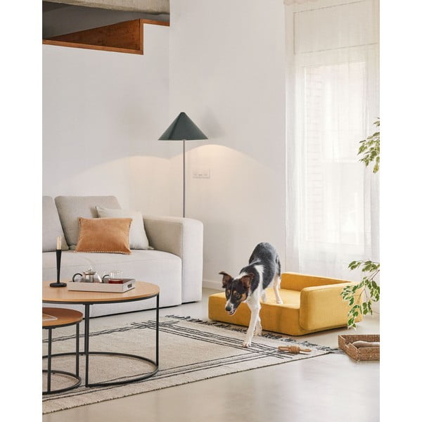 Suņu gulta sinepju dzeltenā krāsā 96x70 cm Bowie – Kave Home-image-2