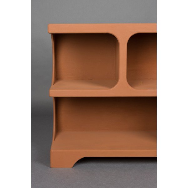 Terakotas oranžs grāmatplaukts 120x85x37 cm Dundee – Dutchbone-image-4