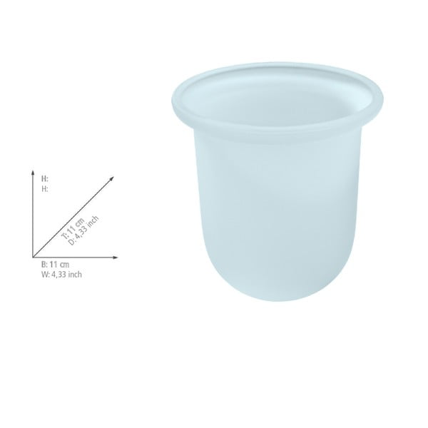 Stikla trauks tualetes birstei – Wenko-image-1