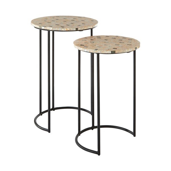 Apaļi sānu galdiņi (2 gab.) ø 38 cm Halle – Premier Housewares-image-4