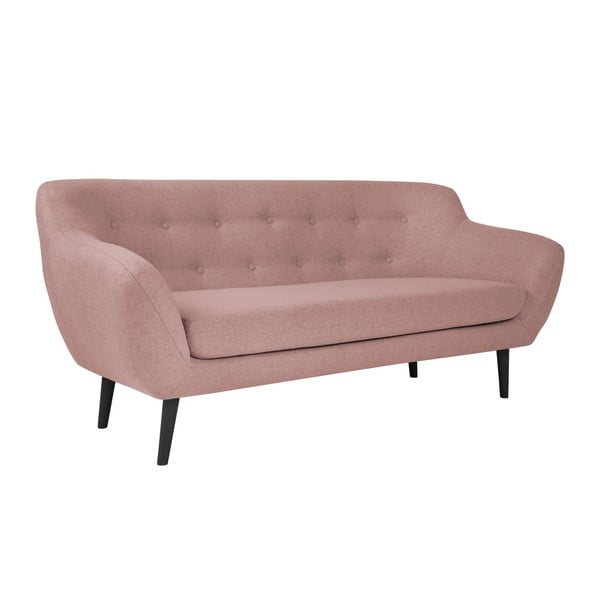 Rozā dīvāns Mazzini Sofas Piemont, 188 cm