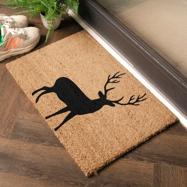 Kokosšķiedras kājslauķis 40x60 cm Stag – Artsy Doormats-image-1