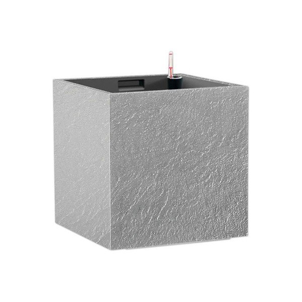 Pašlaistošs puķu pods no pārstrādātas plastmasas Cubico Stone – Flower Lover