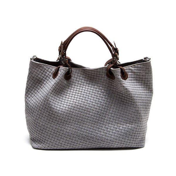 Ādas rokassoma Isabella Rhea 8019 Grigio-image-4