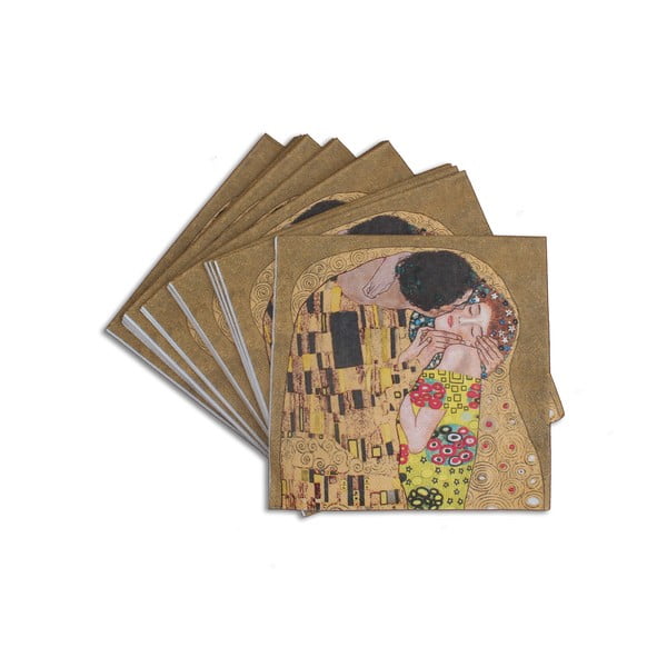 Gustavs Klimts - Salvetes skūpstam, 40 gab.