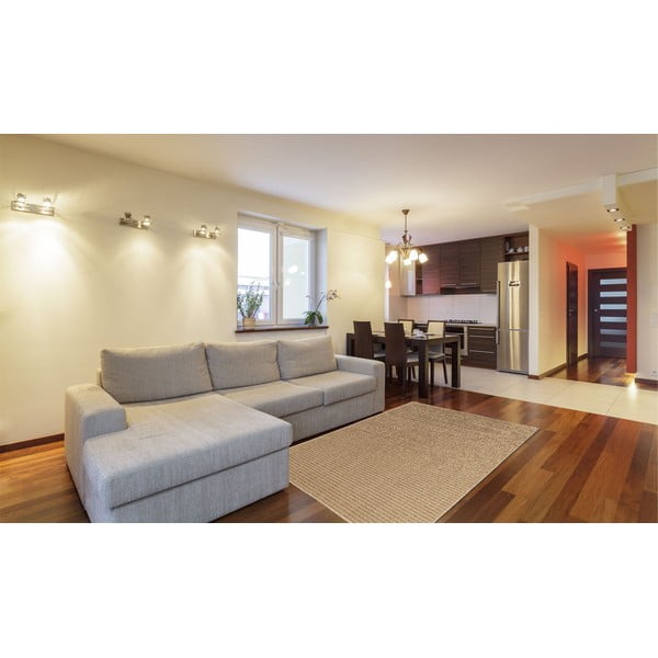 Gaiši brūns āra paklājs Floorita Plain, 133 x 190 cm-image-1