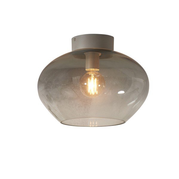 Pelēka griestu lampa ar stikla abažūru ø 35 cm Bologna – it's about RoMi