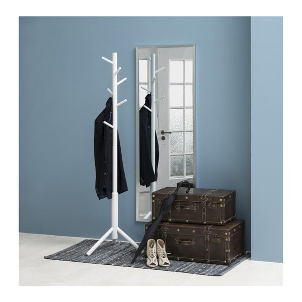 Balts kaučukkoka drēbju pakaramais Actona Bremen-image-2