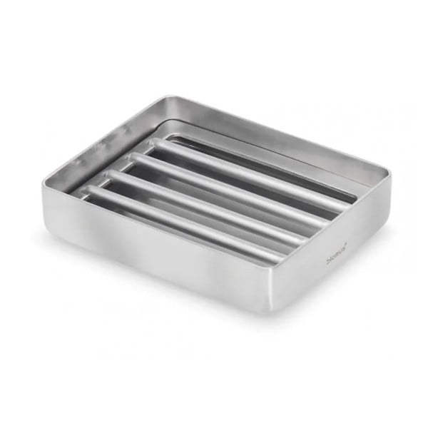 Spīdīgas sudraba krāsas nerūsējošā tērauda ziepju trauks Nexio – Blomus-image-1