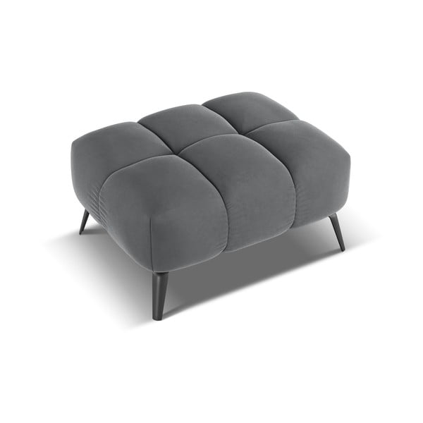 Pelēks samta kāju soliņš Nalu – Makamii-image-3