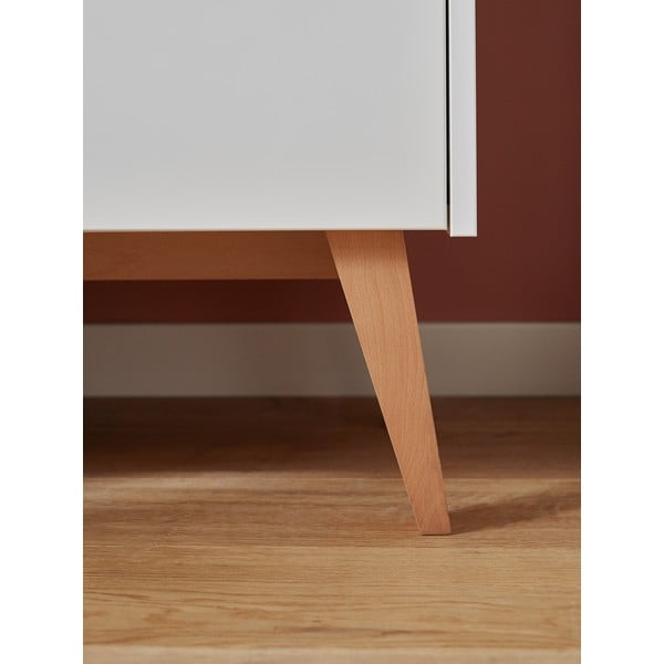 Balts bērnu grāmatu skapis Pinio Swing, 120 x 160 cm-image-1