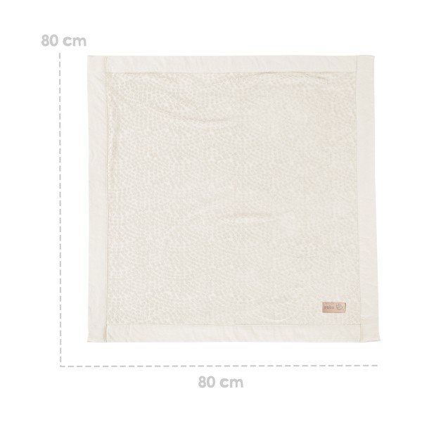 Krēmkrāsas bērnu sega 80x80 cm Seashells – Roba-image-3