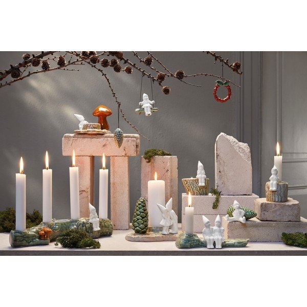 Porcelāna Ziemassvētku eglītes rotājums Swinging Girl – Kähler Design-image-4