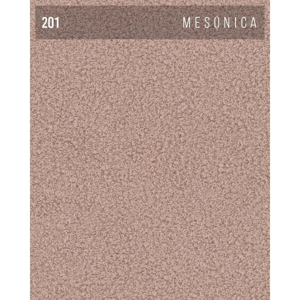 Gaiši rozā pufs no buklē auduma Feiro – MESONICA-image-3