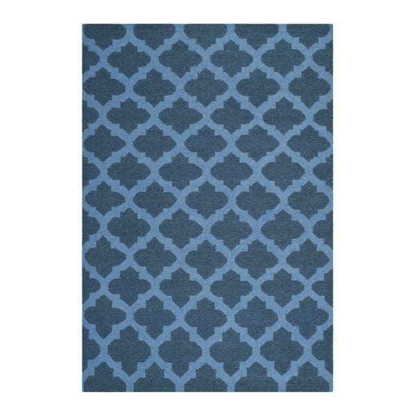 Zils vilnas paklājs Safavieh Salé, 243 x 152 cm