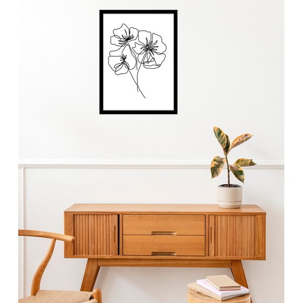 Plakāts 29x41 cm Black Poppy – Veronika Boulová-image-1